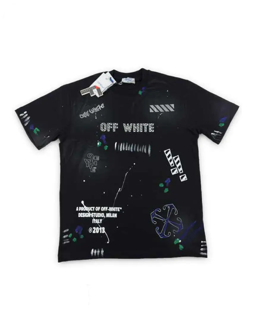 Playera estampada Off-White hombre 