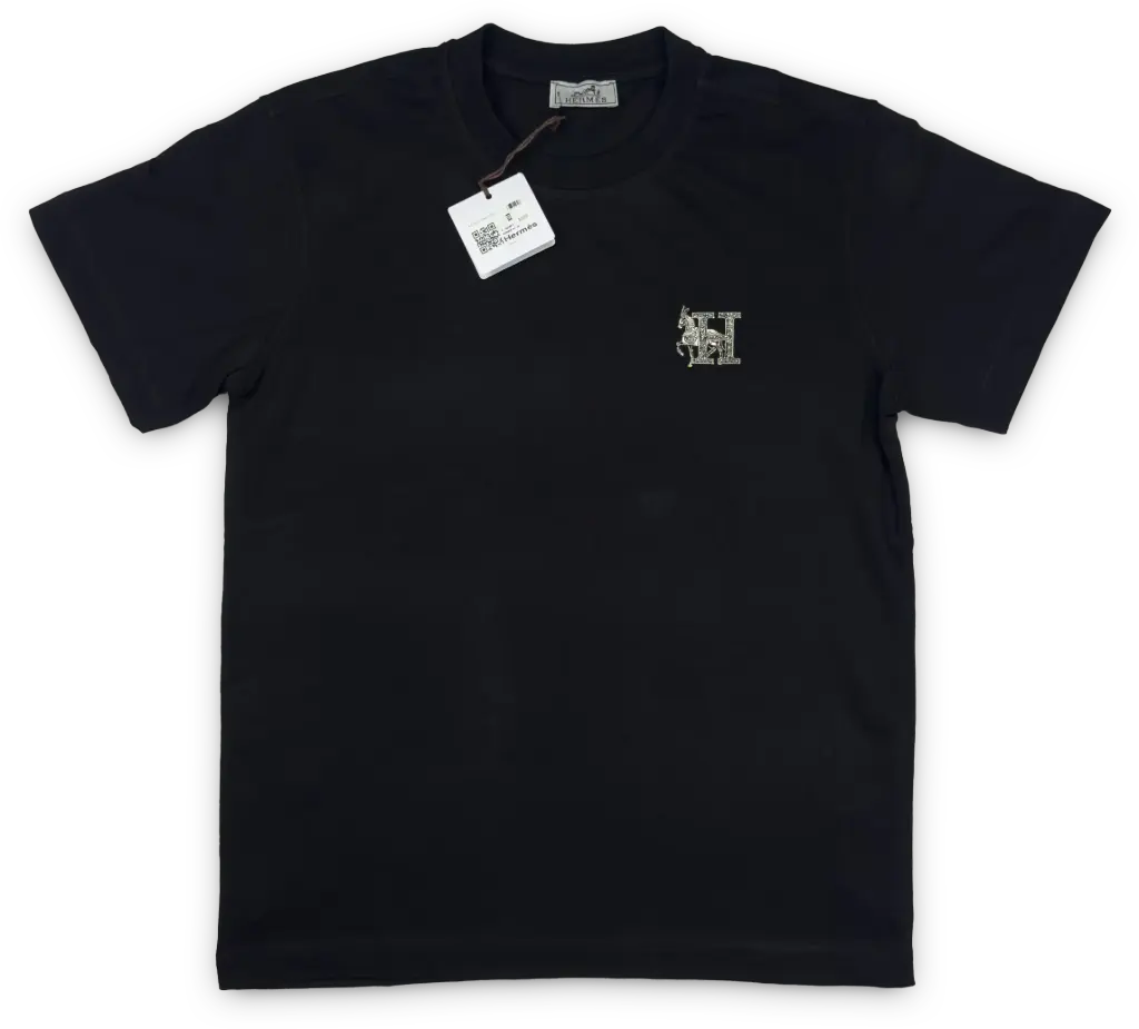 PLAYERA HERMES MOD. 001 NEGRO