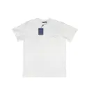 PLAYERA LV MOD. BORDADA BLANCO