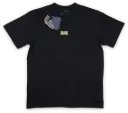 PLAYERA LV MOD. PLACA NEGRO