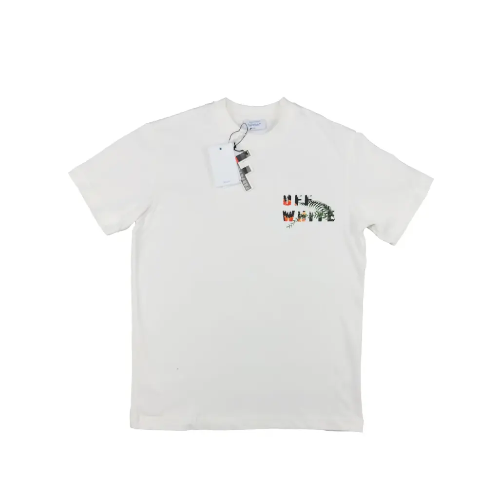 PLAYERA OFF WHITE MOD. 005 VERDE