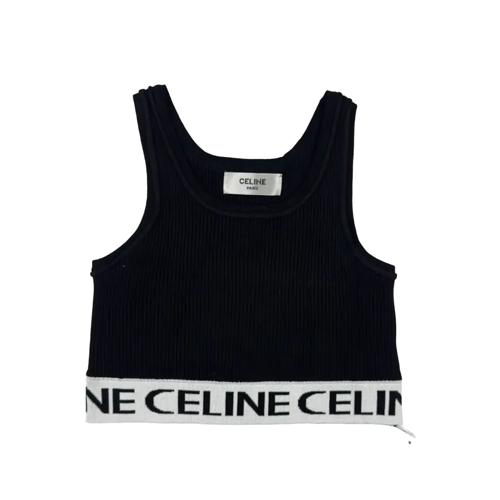 TOP CELINE NEGRO / BLANCO