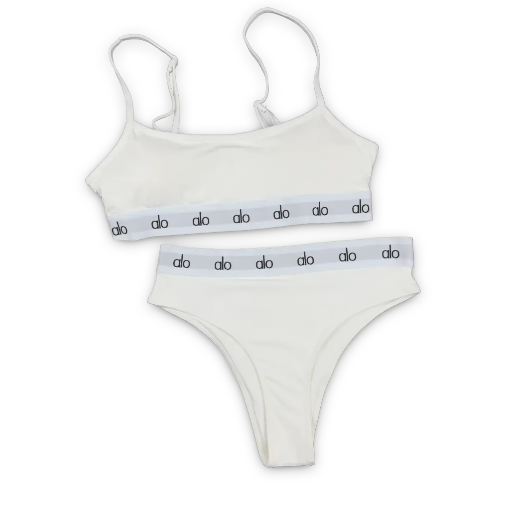 CONJUNTO INTERIOR ALO YOGAcolor: Blanco,