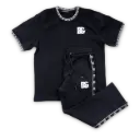 CONJUNTO MANGA CORTA D&Gmodelo: 028,color: Negro,