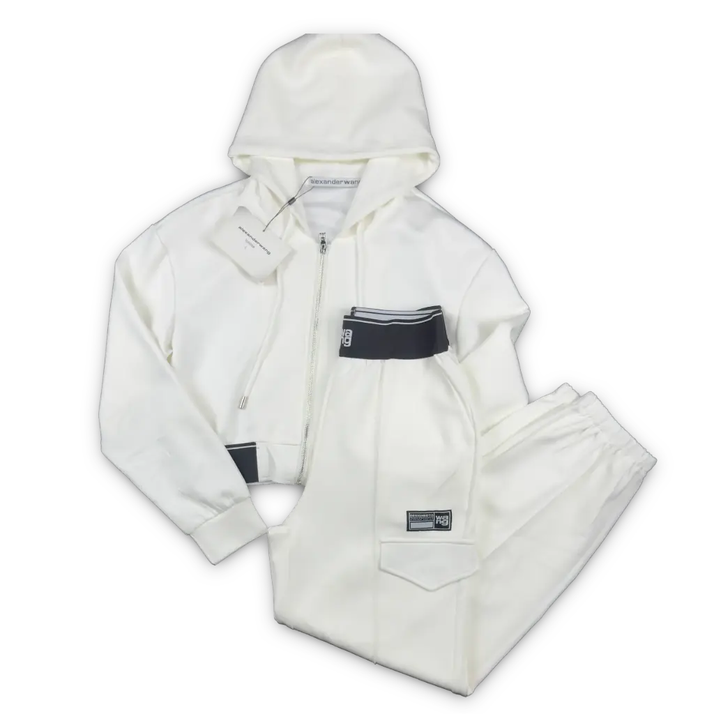 CONJUNTO PANTS ALEXANDER WANGcolor: Blanco,