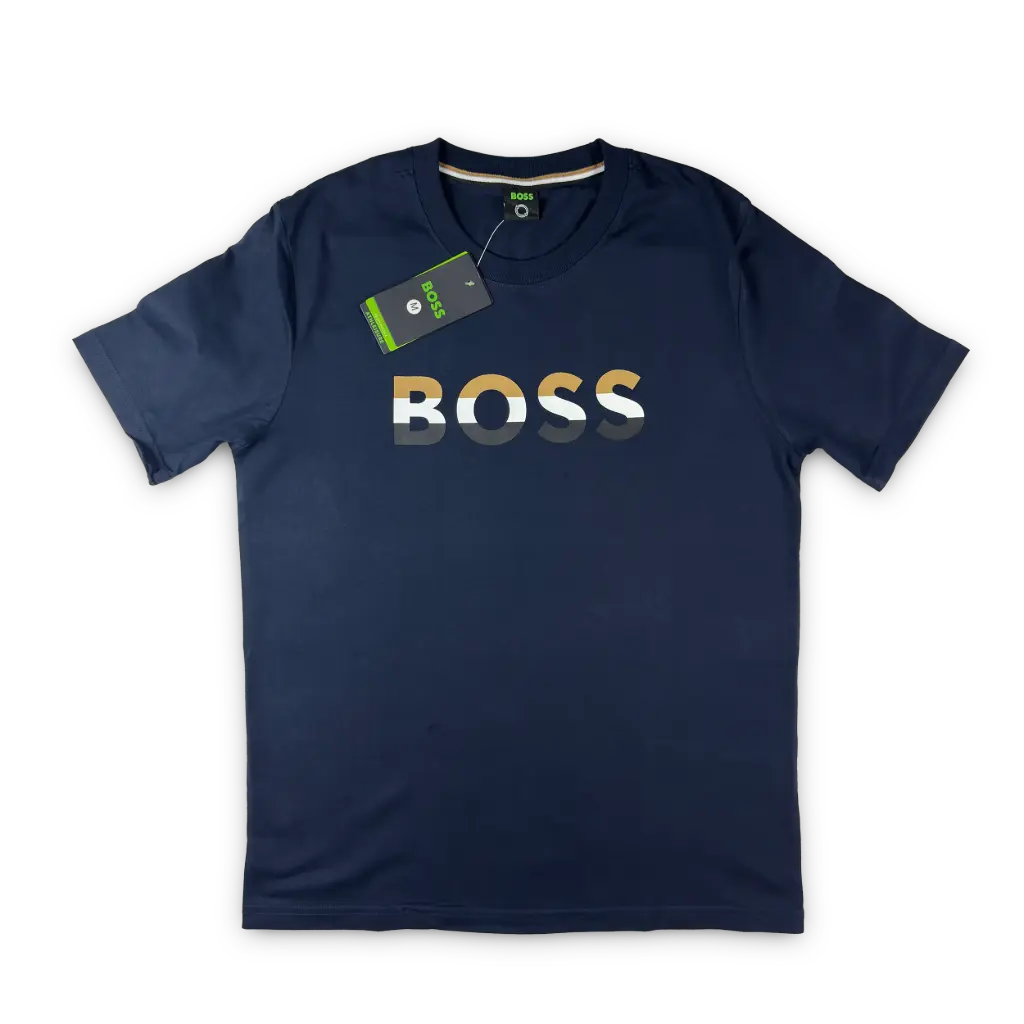 PLAYERA AMERICANA LINEA BOSSmodelo: 002,color: Marino,