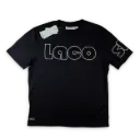 PLAYERA AMERICANA LINEA LACOSTEmodelo: 001,color: Negro,