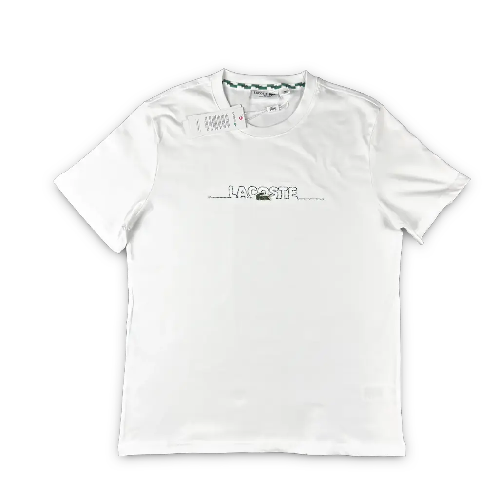 PLAYERA AMERICANA LINEA LACOSTEmodelo: 876,color: Blanco,