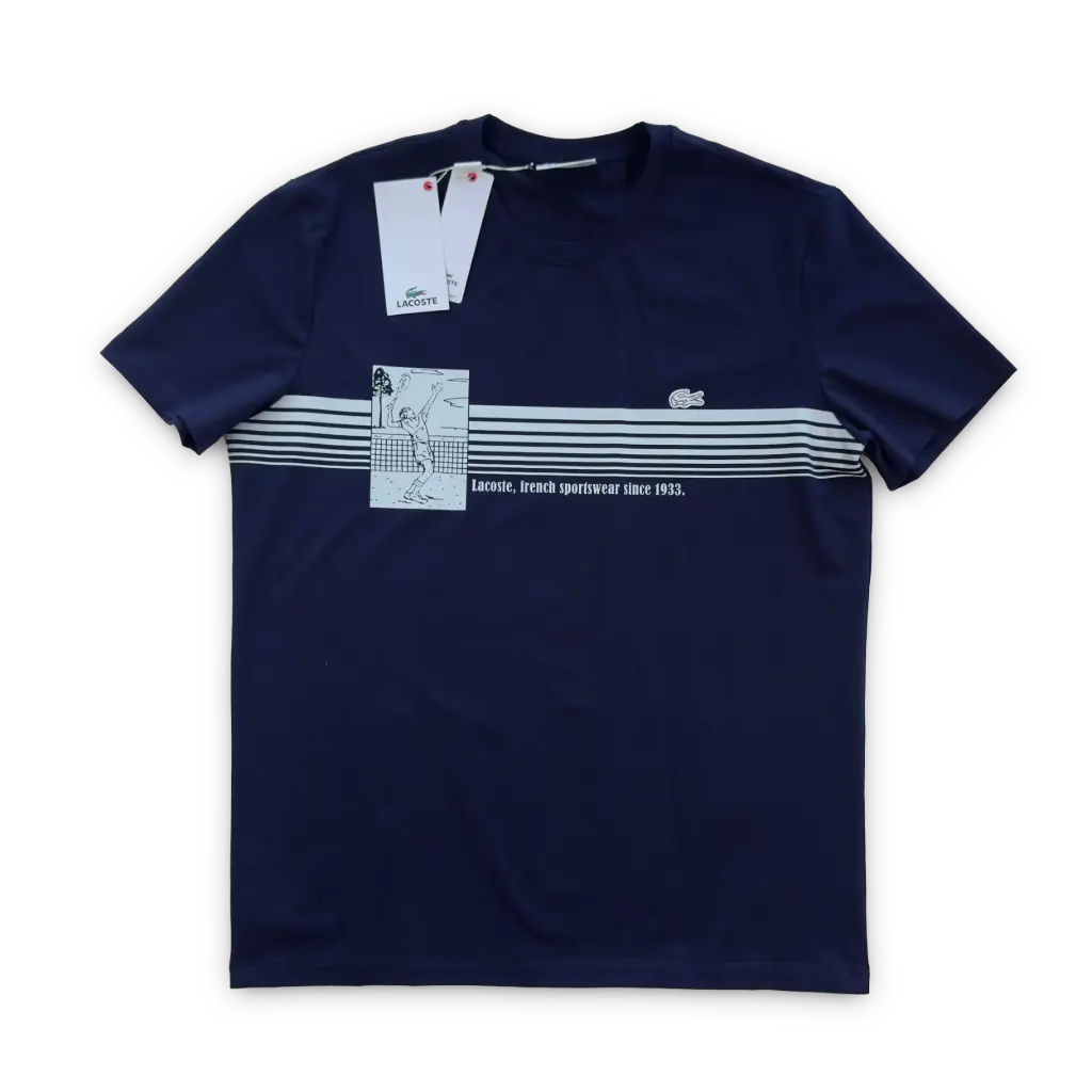 PLAYERA SPANDEX LACOSTEcolor: Marino,modelo: 6967,