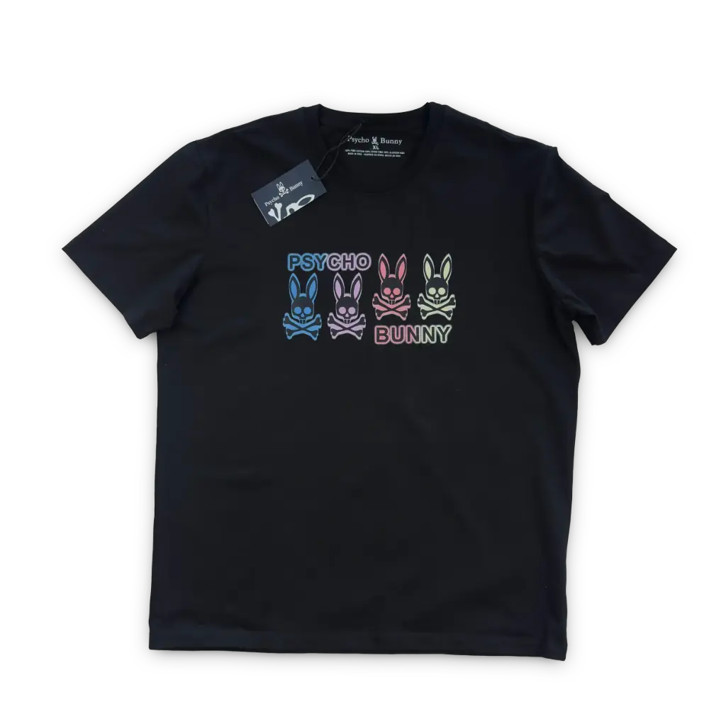 PLAYERA SPANDEX PSYCHO BUNNYcolor: Negro,modelo: 6977,