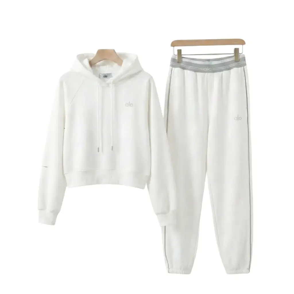 CONJUNTO 2 PIEZAS ALO YOGA BLANCO