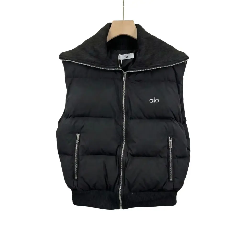 CHALECO DEPORTIVO ALO YOGA NEGRO