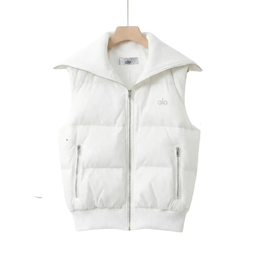 CHALECO DEPORTIVO ALO YOGA BLANCO