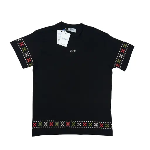 PLAYERA OFF WHITE MOD. 004 NEGRO
