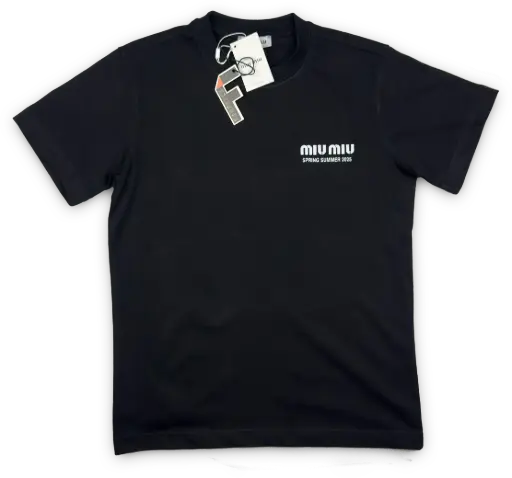 PLAYERA MIU MIU NEGRO