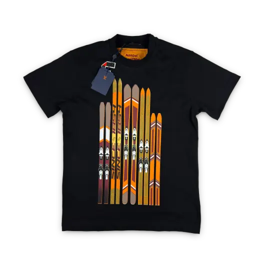 PLAYERA LV MOD. SKY NEGRO