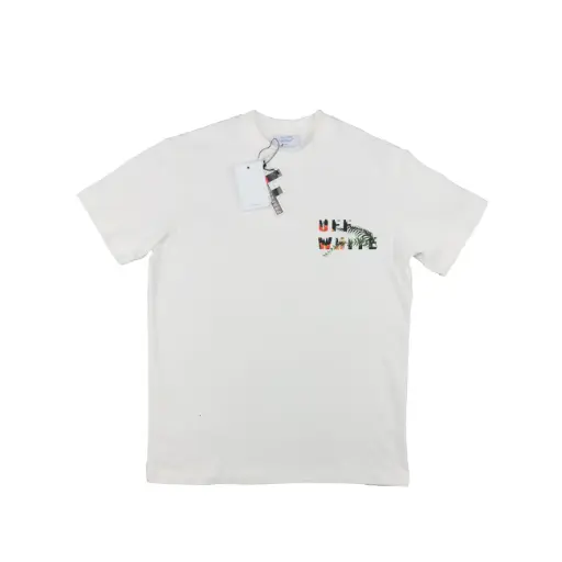 PLAYERA OFF WHITE MOD. 005 VERDE
