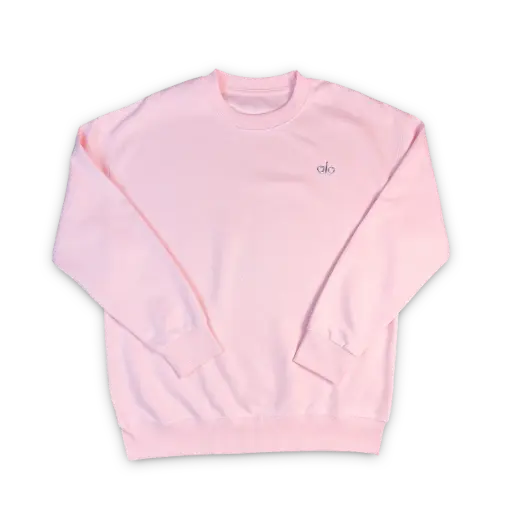 SUETER CUELLO REDONDO ALO YOGA ROSA