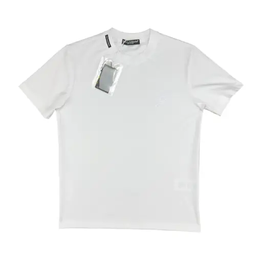 PLAYERA D&G MOD. 011 BORDADO BLANCA