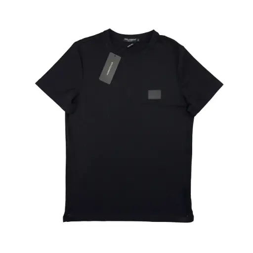 PLAYERA D&G MOD. 011 PLACA NEGRO
