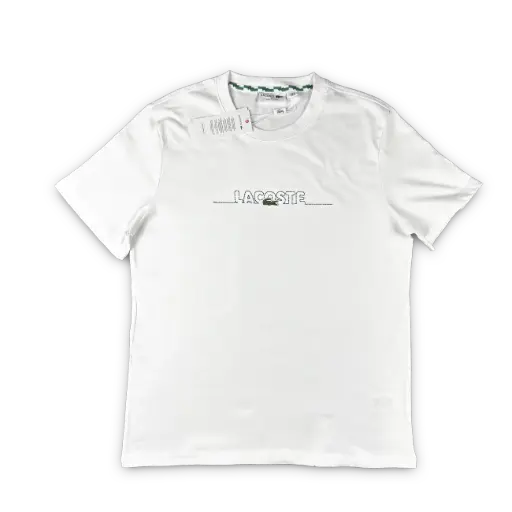 PLAYERA AMERICANA LINEA LACOSTEmodelo: 876,color: Blanco,