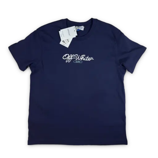 PLAYERA AMERICANA OFF WHITE color: Marino,modelo: 011,