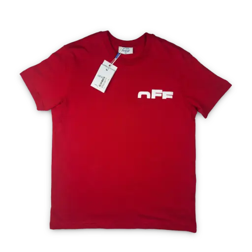 PLAYERA AMERICANA OFF WHITE color: Rojo,modelo: 013,