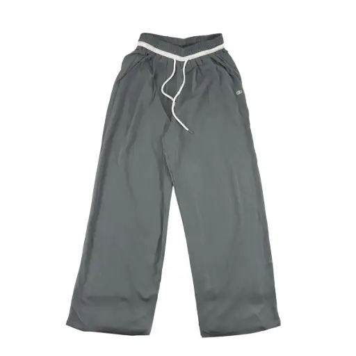 PANTALON DE LINO ALO GRIS