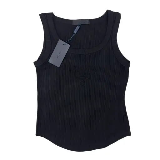 TANK TOP PRADA RELIEVE COLOR NEGRO