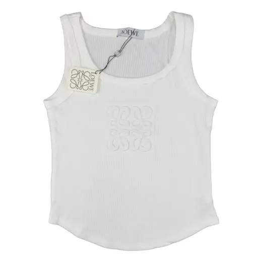 TANK TOP LOEWE RELIEVE COLOR BLANCO