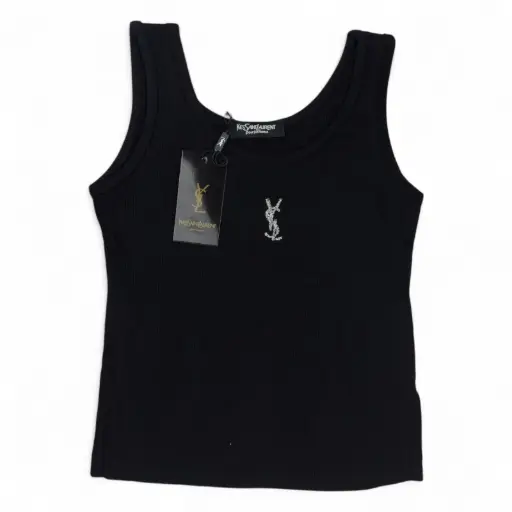 TANK TOP YSL COLOR NEGRO