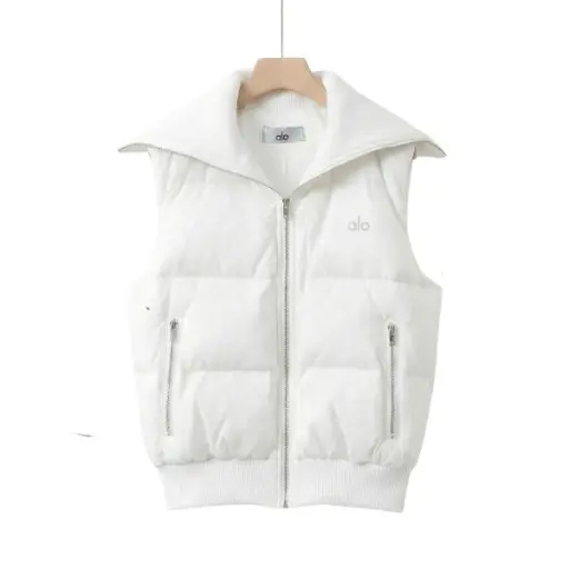 CHALECO DEPORTIVO ALO YOGA BLANCO