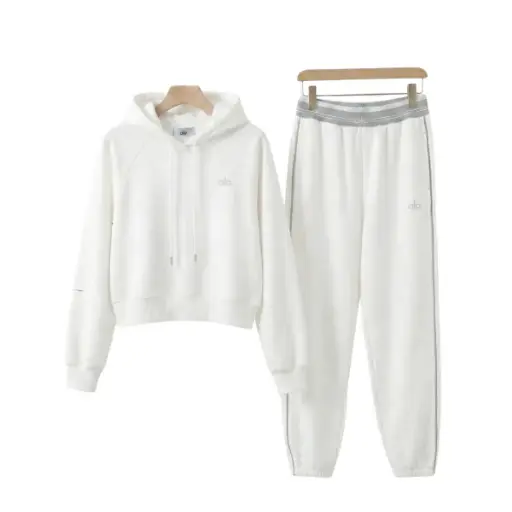 CONJUNTO 2 PIEZAS ALO YOGA BLANCO